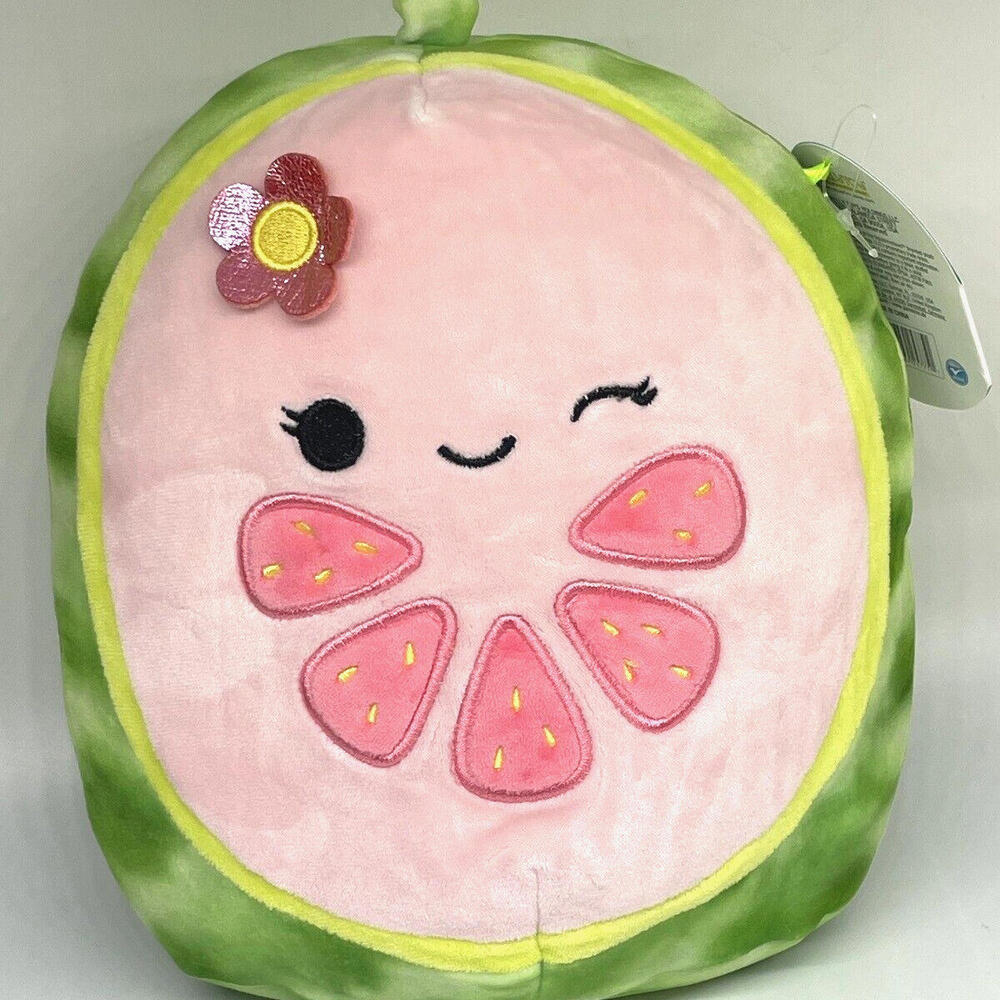 Squishmallow LENA the Guava Fruit 8" SCENTED 2021 NEW‎ with Tags